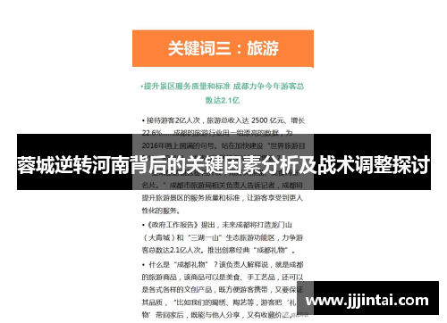 蓉城逆转河南背后的关键因素分析及战术调整探讨 蓉城逆转河南背后的关键因素分析及战术调整探讨